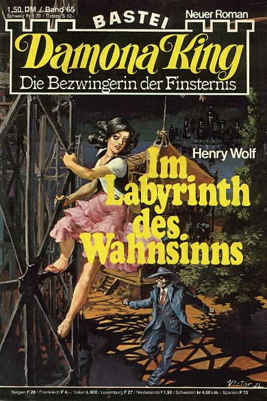 Damona King Nr. 65: Im Labyrinth des Wahnsinns
