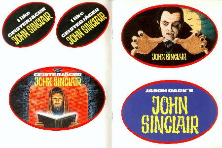 Die John Sinclair Aufkleber