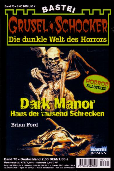 Grusel Schocker Nr. 73: Dark Manor - Haus der tausend Schrecken