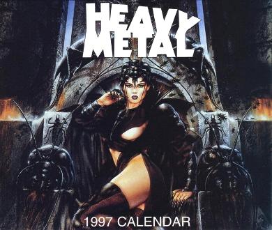 HEAVY METAL Wandkalender von 1997