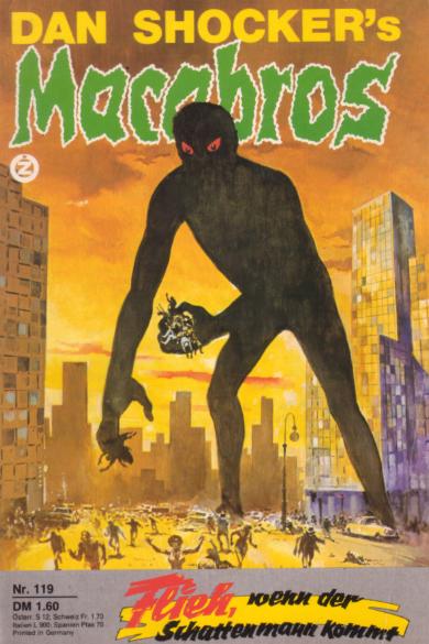 Macabros Nr. 119: Flieh, wenn der Schattenmann
  kommt