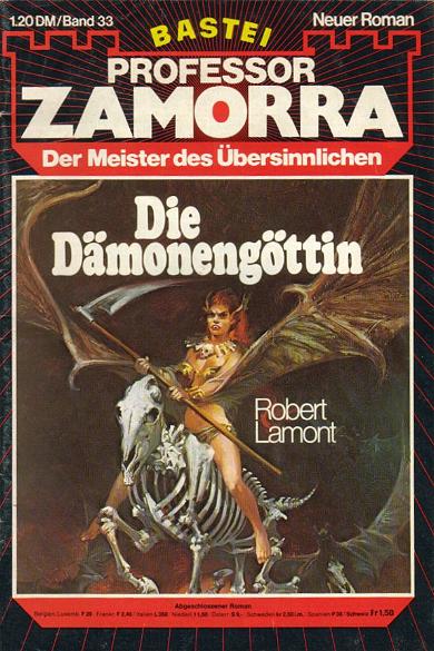 Professor Zamorra Nr. 33: Die D&auml;moneng&ouml;ttin