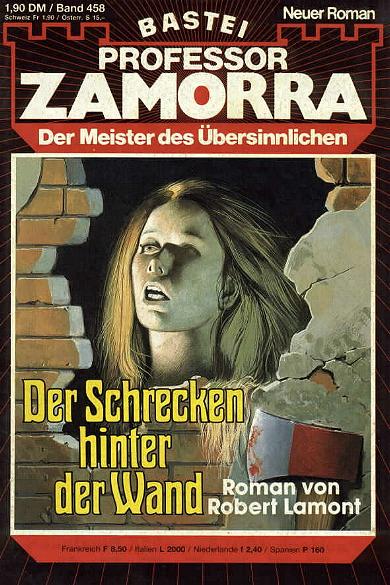 Professor Zamorra Nr. 458: Der Schrecken hinter der Wand