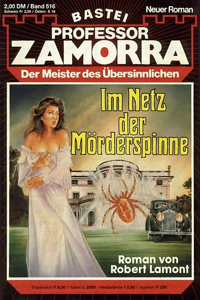 Professor Zamorra Nr. 516: Im Netz der M&ouml;rderspinne