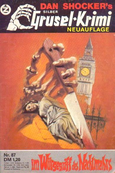 Silber-Grusel-Krimi Nr. 87 (NA): Im W&uuml;rgegriff des Nachtmahrs