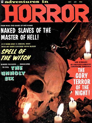 "ADVENTURES IN HORROR", erschienen im Oktober 1970