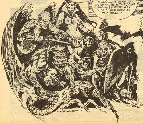 Comicausschnitt von Esteban Maroto