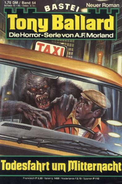 Tony Ballard Nr. 054: Todesfahrt um Mitternacht