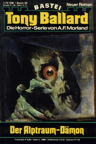 Tony Ballard Nr. 086: Der Alptraum-D&auml;mon
