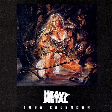 "HEAVY-METAL" Wandkalender 1996