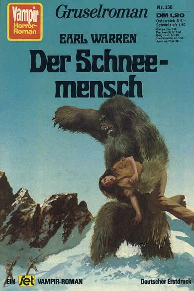Vampir-Horror-Roman Nr. 130: Der Schneemensch